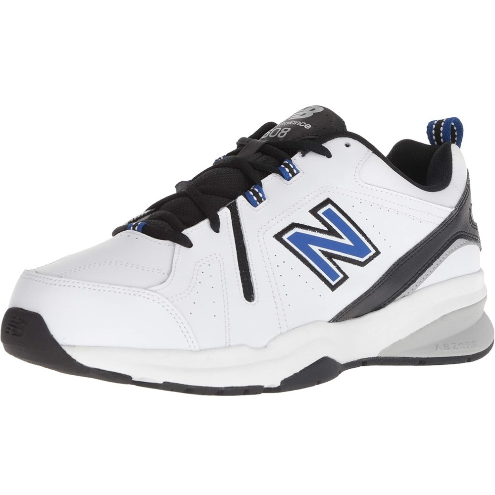 New Balance MX608wr5 Men’s White Blue Trainer Casual Comfort Sneakers 11.5 Wide